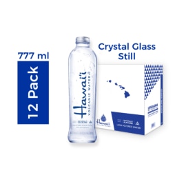 Hawaii Volcanic™ Naturally Alkaline Still Water 777mL Glass Bottle (12 Pack)