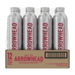 Arrowhead® Mountain Spring Water Aluminum Bottle 25oz (12 Pack)