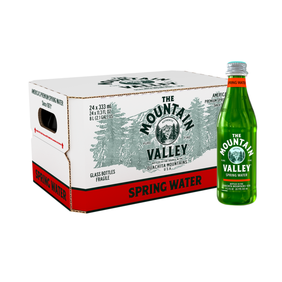 Mountain Valley Spring Water 333 ml Bottle (24 Pack)