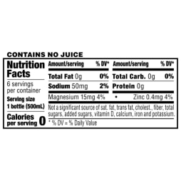 Splash Refresher™, Flavored Water Beverage, Pineapple Mango Flavor, 16.9 FL OZ Plastic Bottles (24 Count)