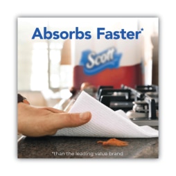 Scott® Choose-A-Sheet Kitchen Roll Paper Towel 1-Ply 102 Sheets Roll 15 Rolls Pack