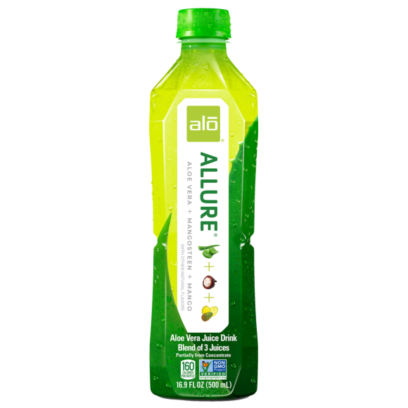 ALO Allure Aloe Vera Infused Beverage  Mango & Mangosteen (12-Pack) |  ReadyRefresh