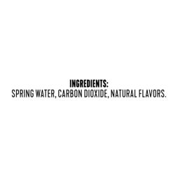arrowhead raspberry vanilla flavored sparkling water can ingredients
