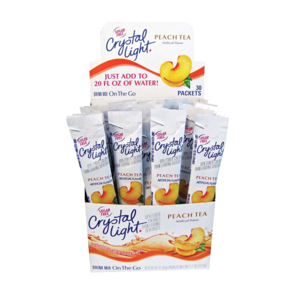 Crystal Light Peach Tea On The Go 30 Count