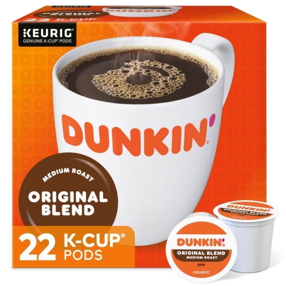 Dunkin Donuts Original K Cup Pod 22 Ct