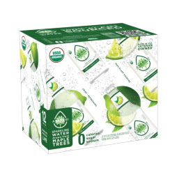 Asarasi® Organic Sparkling Peruvian Lime Tree Water 12 oz Glass Bottle (12 Pack)