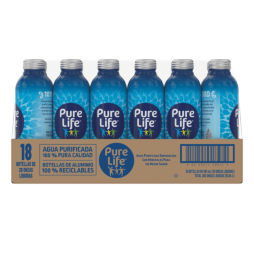 Pure Life® Purified Water Aluminum Bottle 20oz (18 Pack)