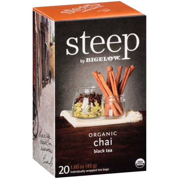 Steep Organic Chai Black Tea 20 Count