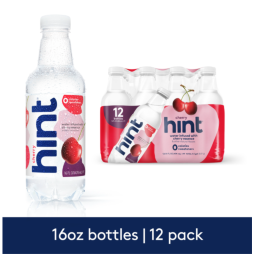 Hint® Cherry Infused Water 16 FL Oz Plastic Bottles (12 Pack)