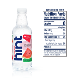 Hint® Watermelon Infused Water 16 FL Oz Plastic Bottles (12 Pack)