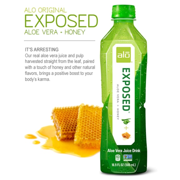 ALO® Exposed Aloe Vera Infused Beverage With Honey (12-Pack