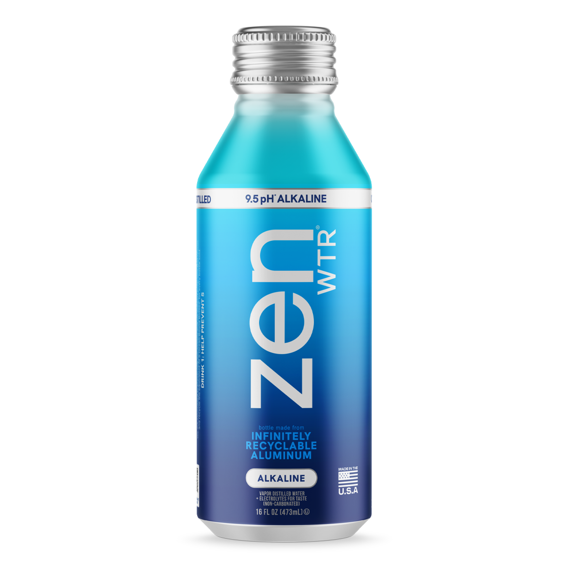 ZenWTR™ 16oz Alumi-Tek® Bottles (12 Pack) | ReadyRefresh Water