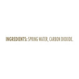Saratoga&reg; Sparkling Spring Water 12 Fl Oz Glass Bottle (24 Pack)
