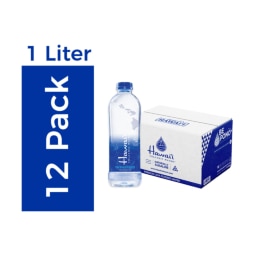 Hawaii Volcanic™ Naturally Alkaline Water 1L Plastic Bottle (12 Pack)