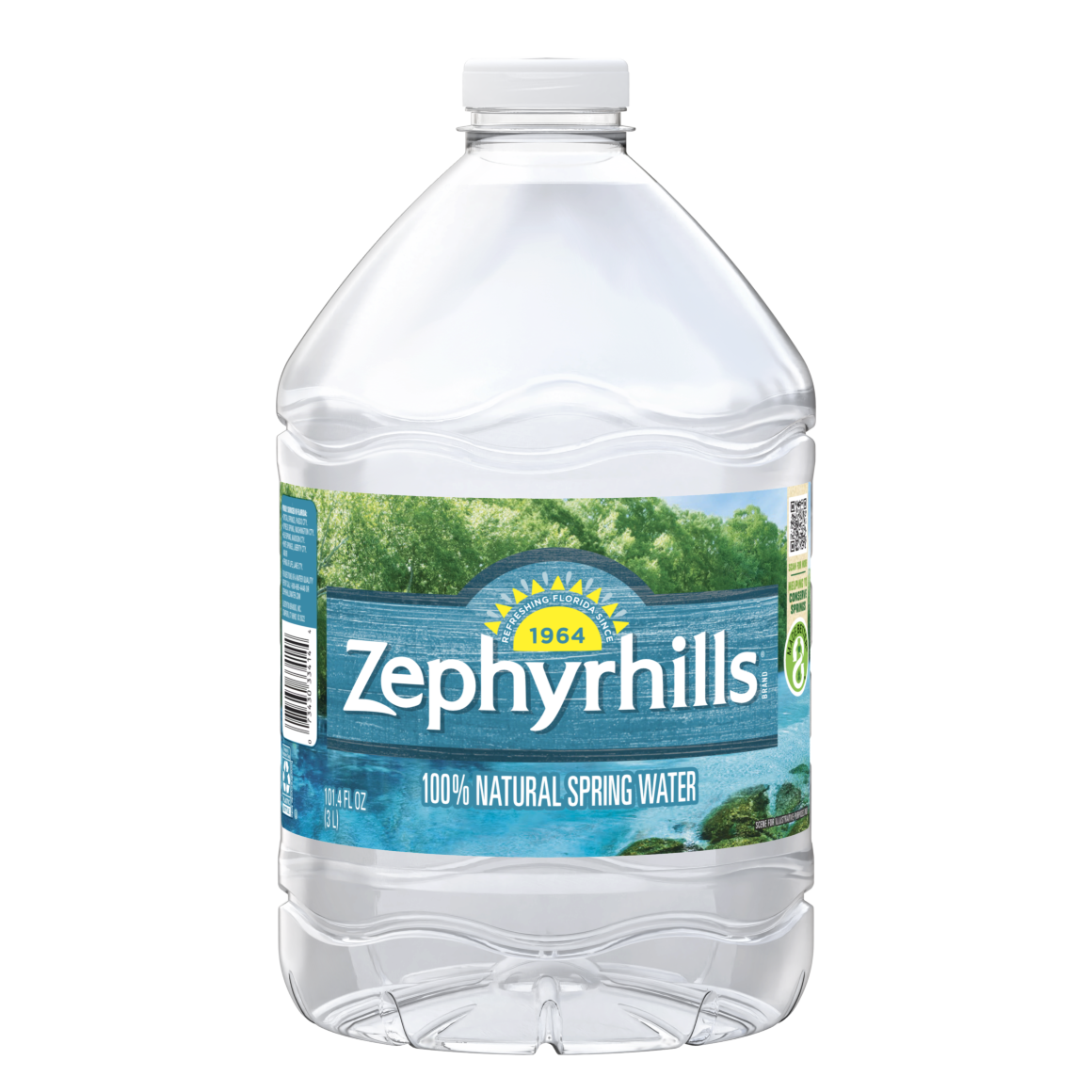 PREMIUM　WATER　Famfit Zephyrhills® Spring Water | 3 Liter 6-Pack | ReadyRefresh