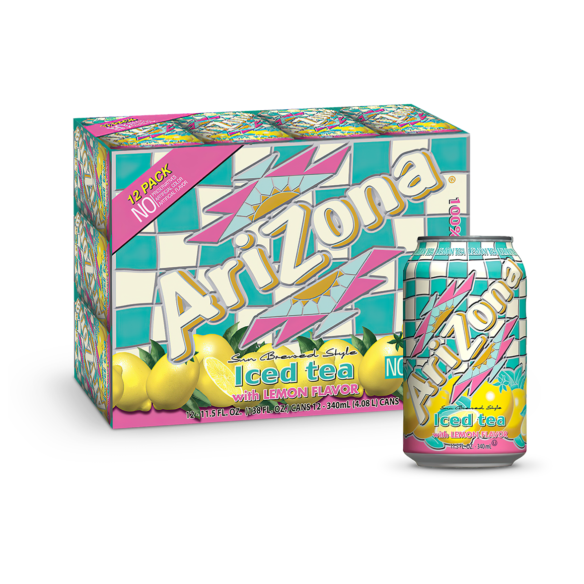 Arizona Tea With Lemon 11.5 Oz Cans 12 Count | ReadyRefresh
