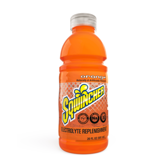 Sqwincher®, Orange, 20oz, Wide mouth, Pack of 24
