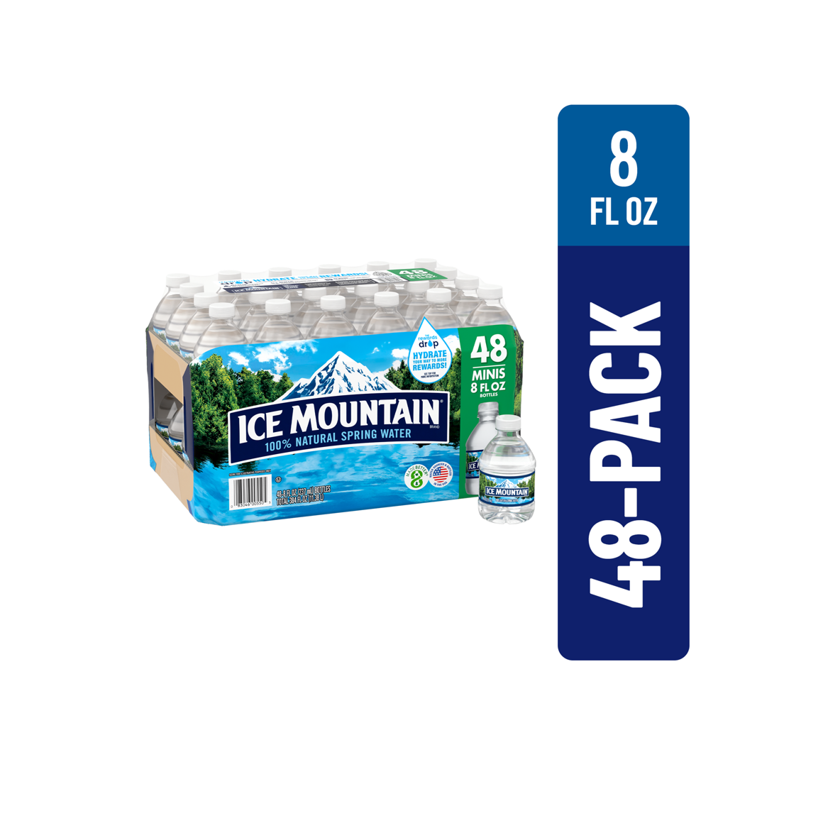 Ice Mountain® Spring Water | 8 oz 48-Pack | ReadyRefresh
