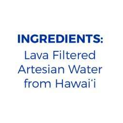 Hawaii Volcanic™ Naturally Alkaline Sparkling Water 777mL Glass Bottle (12 Pack)