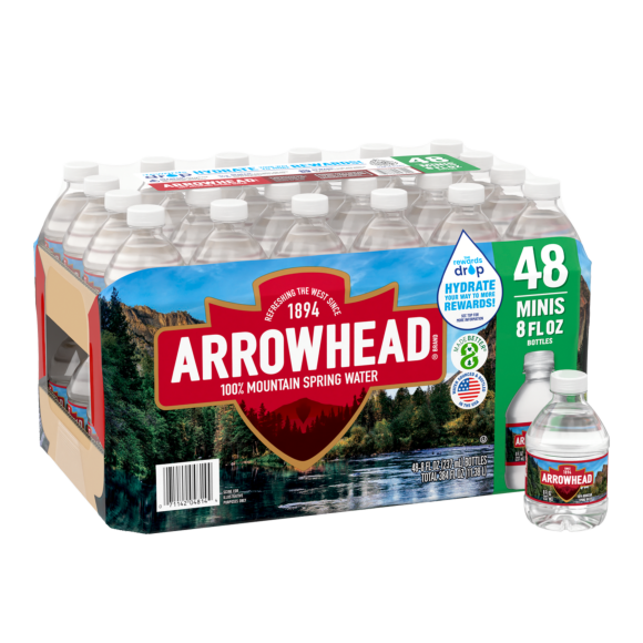 12 Ounce Bottled Spring Water  Arrowhead® Brand 100% Mountain Spring Water