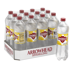 Arrowhead® Brand Sparkling 100% Mountain Spring Water - Lively Lemon