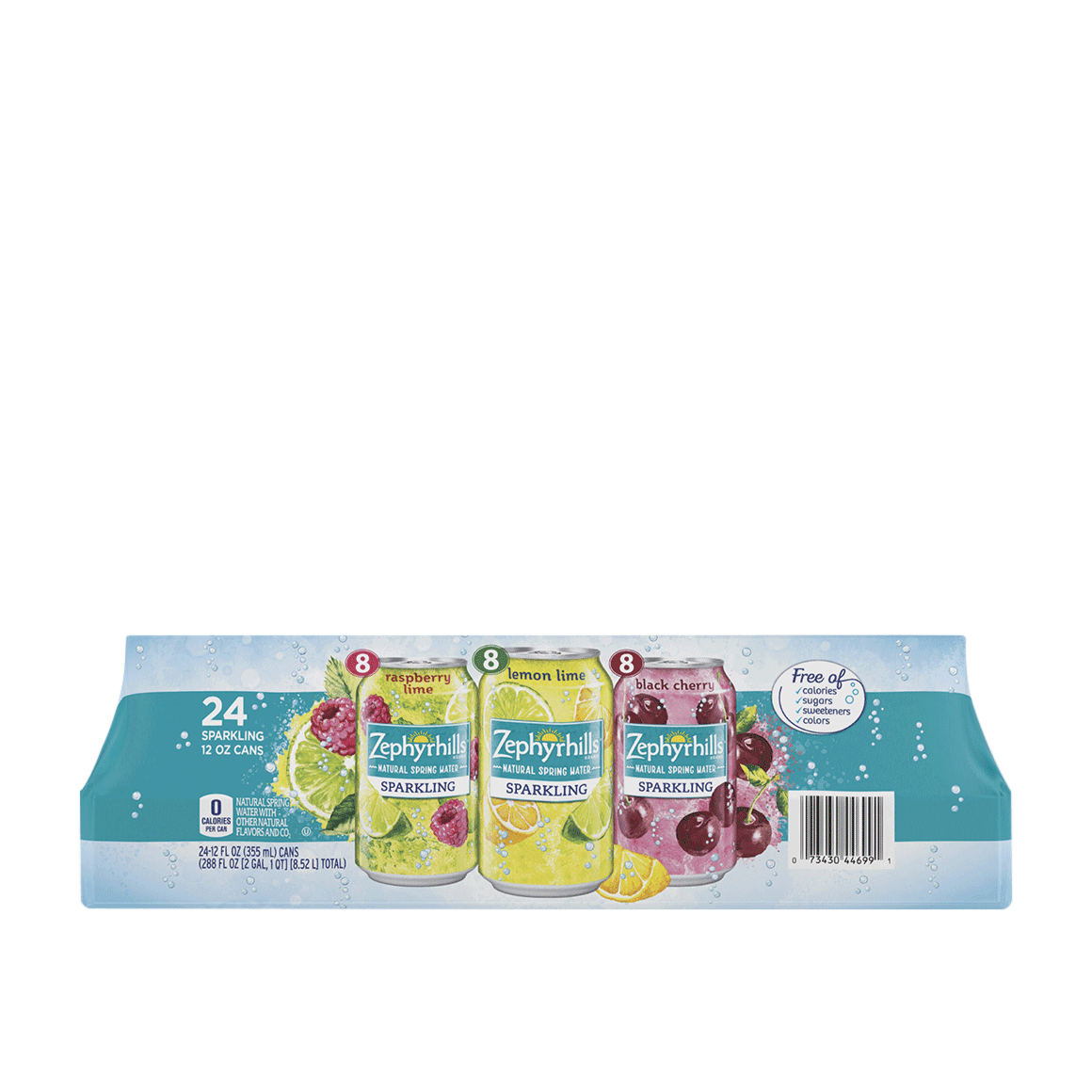 Zephyrhills® Rainbow Flavored Sparkling Water Variety Pack Image1