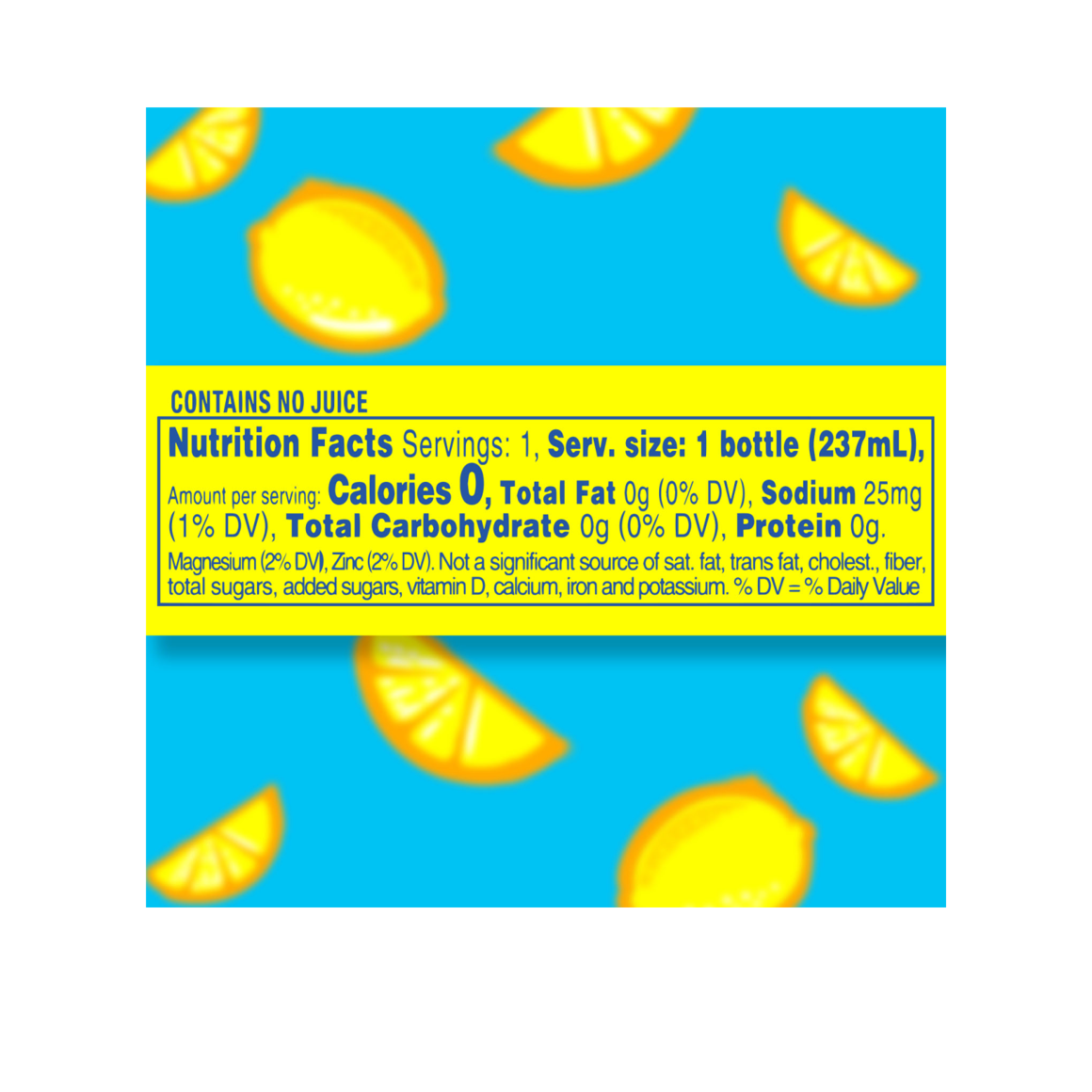 Splash Blast™ Lemon Flavored Water Beverage 8 Fl Oz Plastic Bottles (24 Pack) Image4
