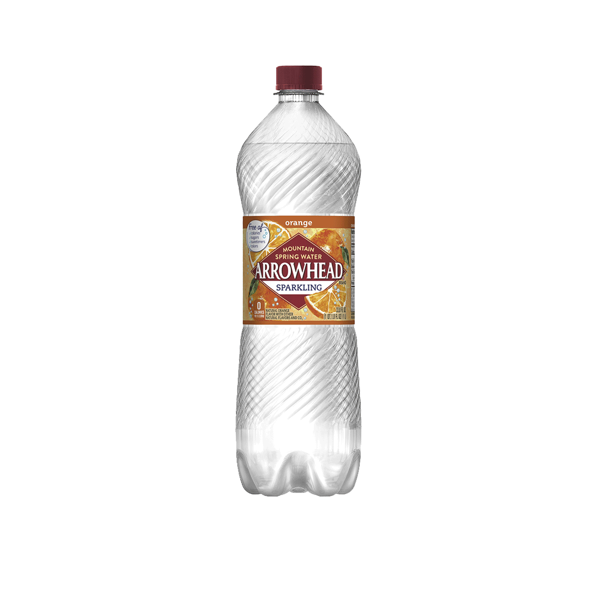 Arrowhead® Brand Sparkling 100% Mountain Spring Water - Orange Image2