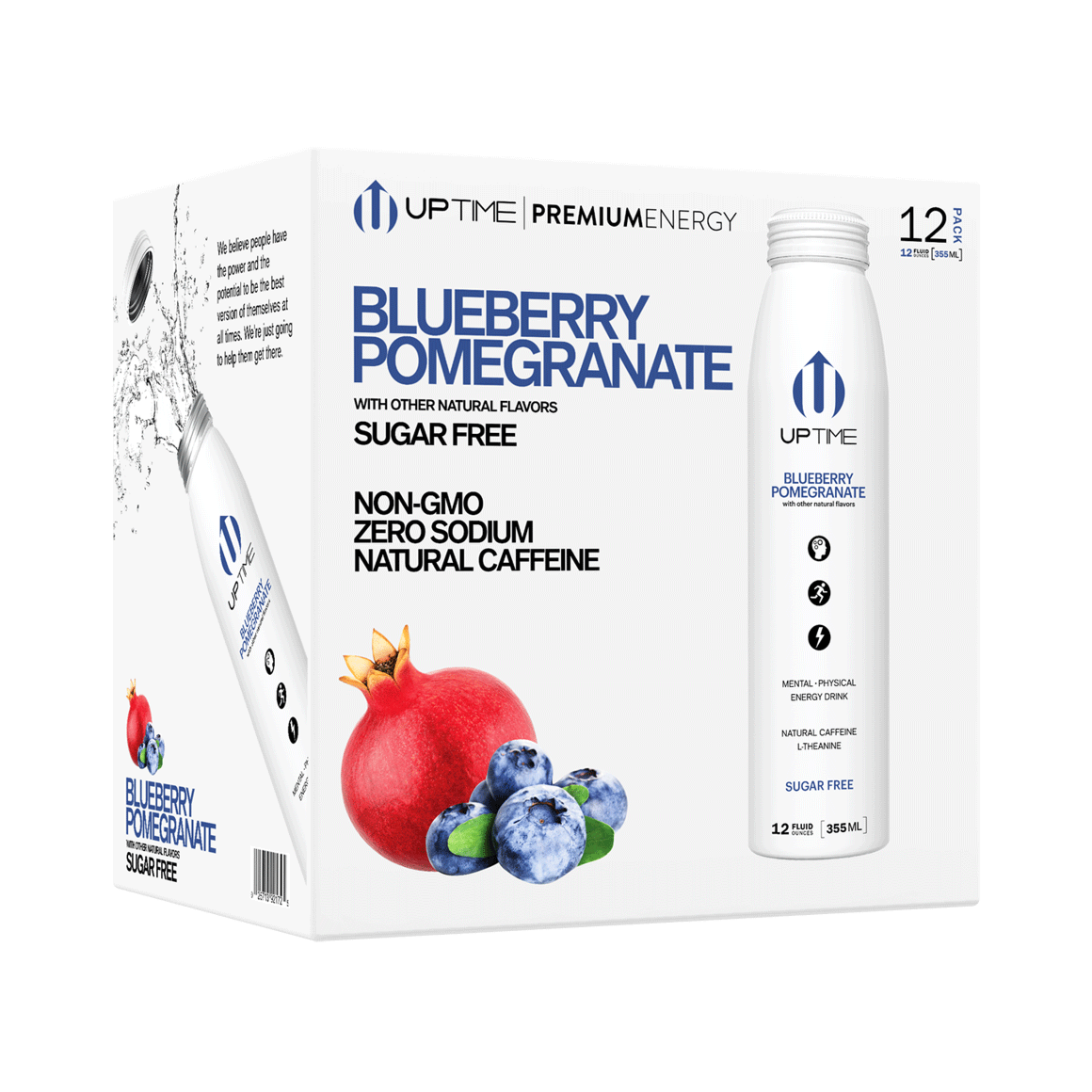UPTIME® Premium Energy - Blueberry Pomegranate Sugar Free Image1