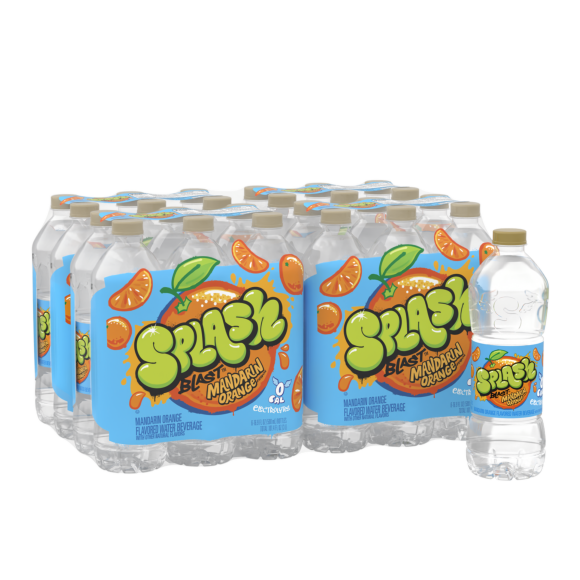 Splash Blast™ Mandarin Orange Flavored Water 16 ounce 24Pack