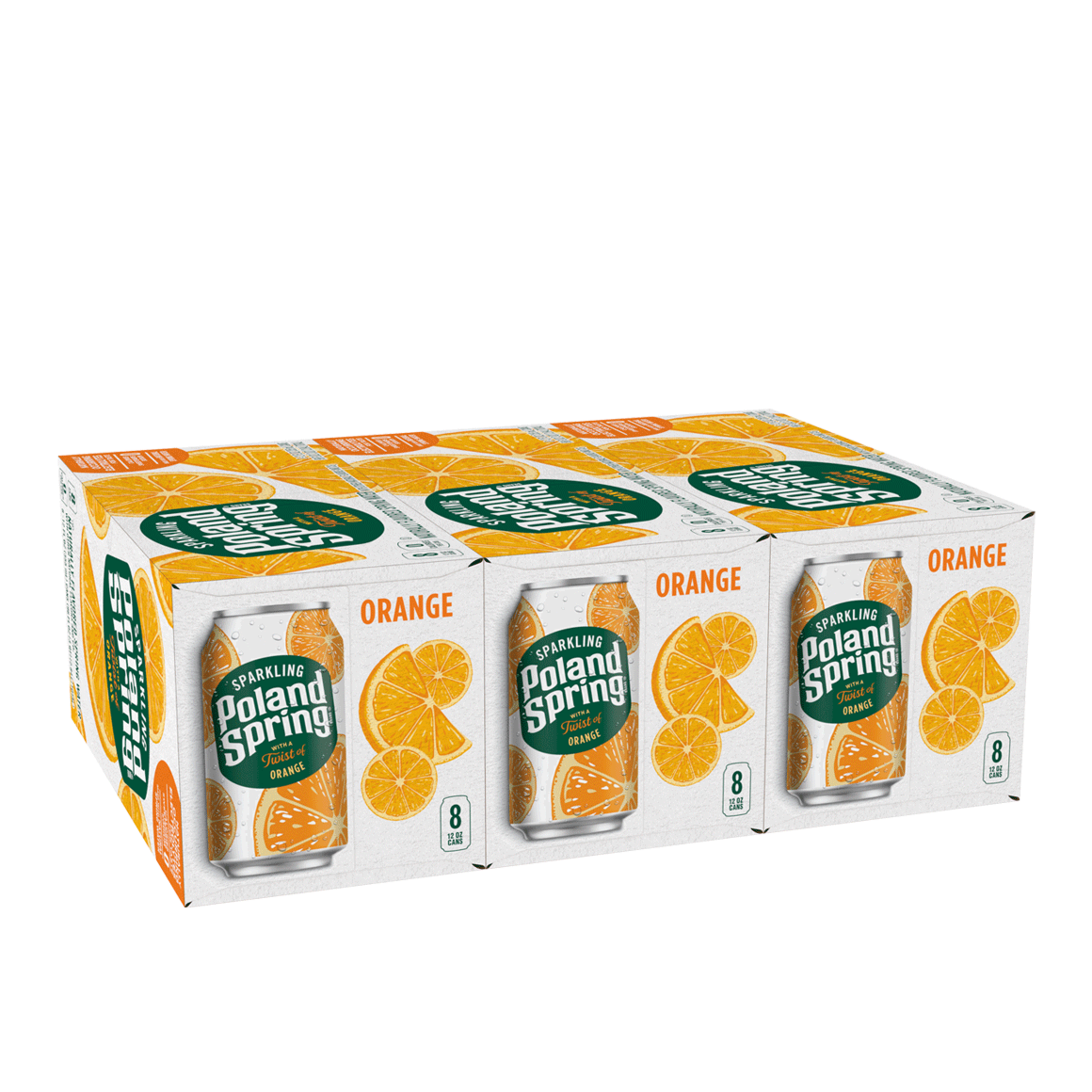 Poland Spring® Orange Sparkling Water Image1