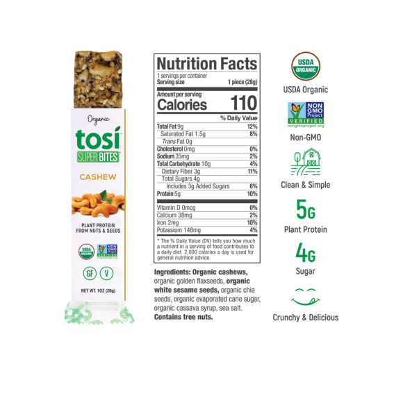 Tosi® Organic SuperBites - Almond and Cashew Image5