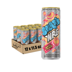 Splash NRG™ White Peach Flavored Sparkling Energy Water Beverage 11.5 Fl Oz Sleek Can (12 Pack)