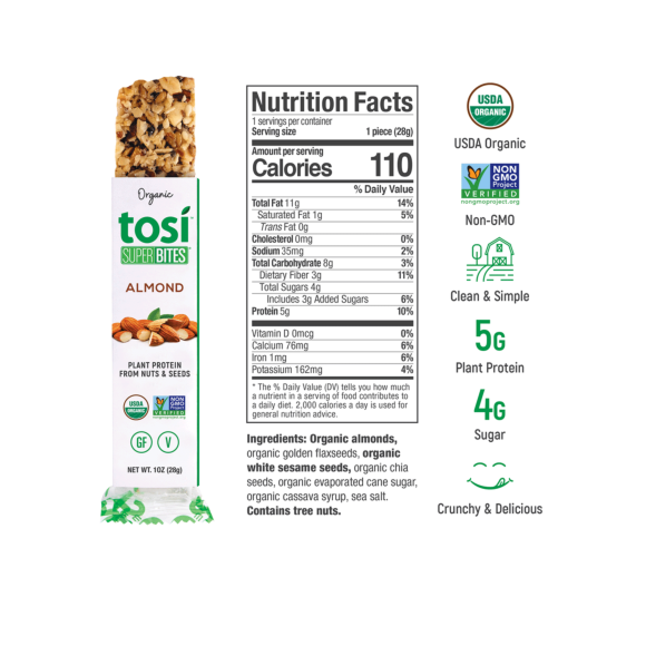 Tosi® Organic SuperBites - Almond and Cashew Image3