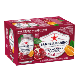 Sanpellegrino® Italian Sparkling Drinks - Melograno & Arancia/Orange & Pomegranate