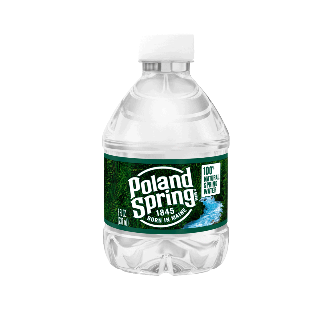 Sparkling, Refreshing Poland Spring Water On The Go: 8 Oz Convenience