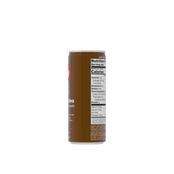 right side of a can of illy cold brew cappucino Image2