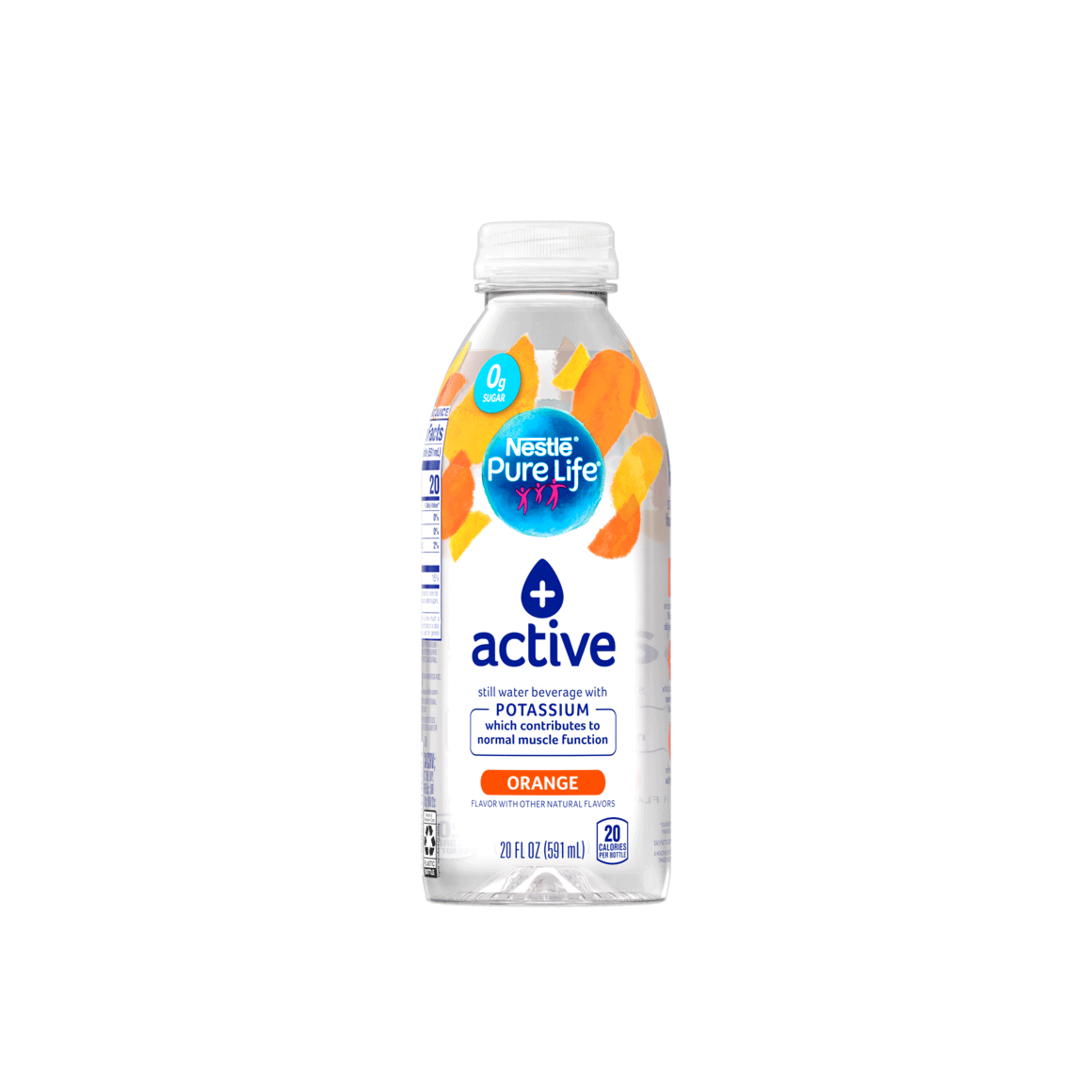Nestlé®Pure Life®+ Active Enhanced Flavored Water - Orange plus Potassium Image3