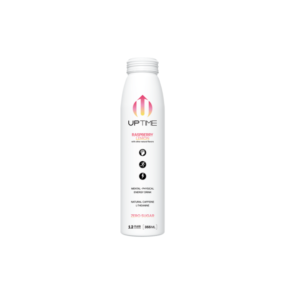 bottle of uptime raspberry lemon energy drink Image1