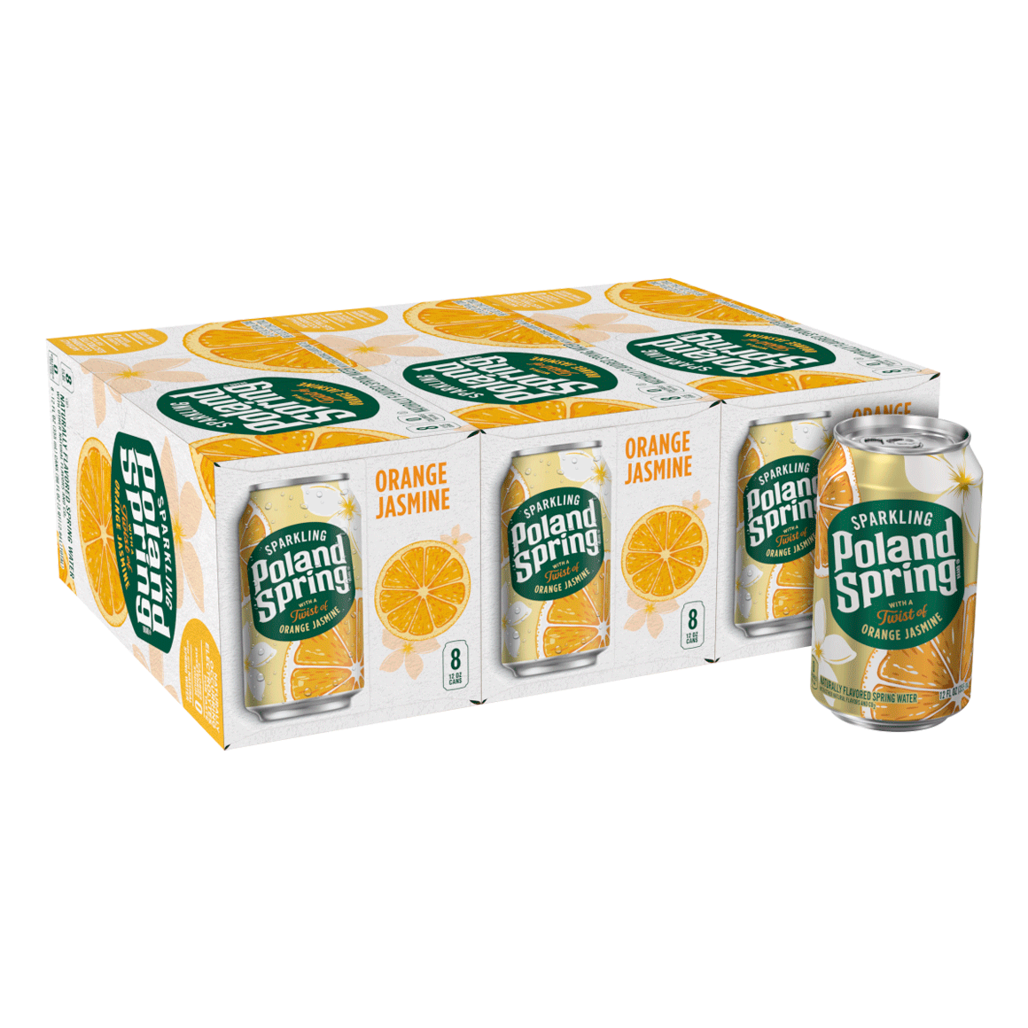 Poland Spring® Jasmine Orange Sparkling Water