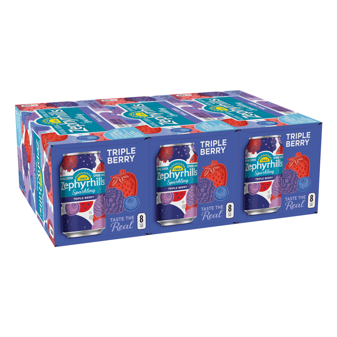 Zephyrhills® Triple Berry Sparkling Water Image1