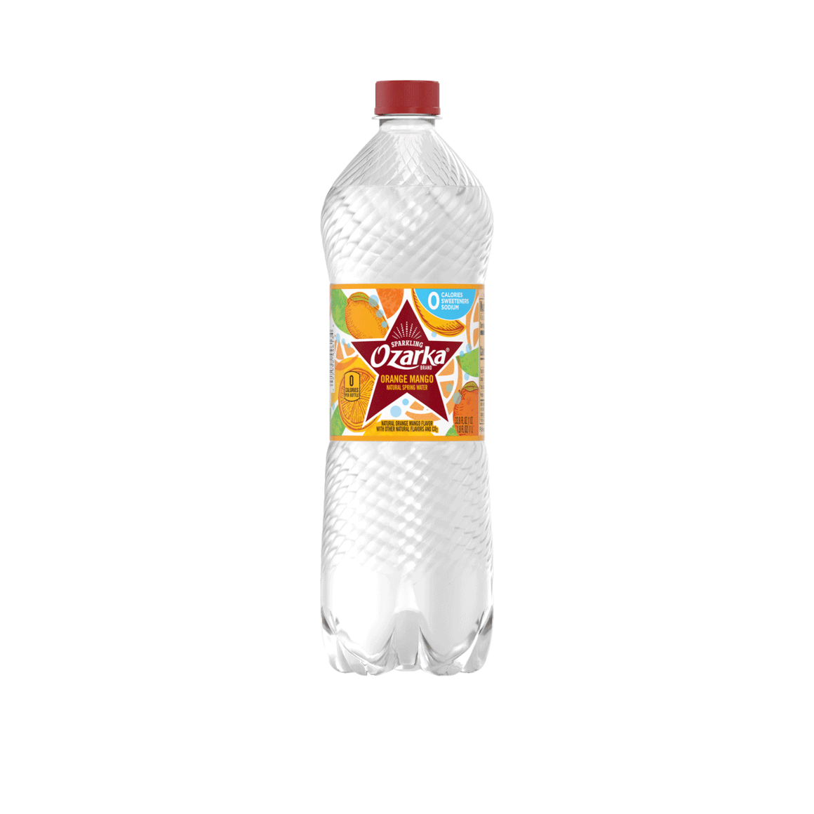 Ozarka® Brand Sparkling 100% Natural Spring Water - Orange Mango Image2