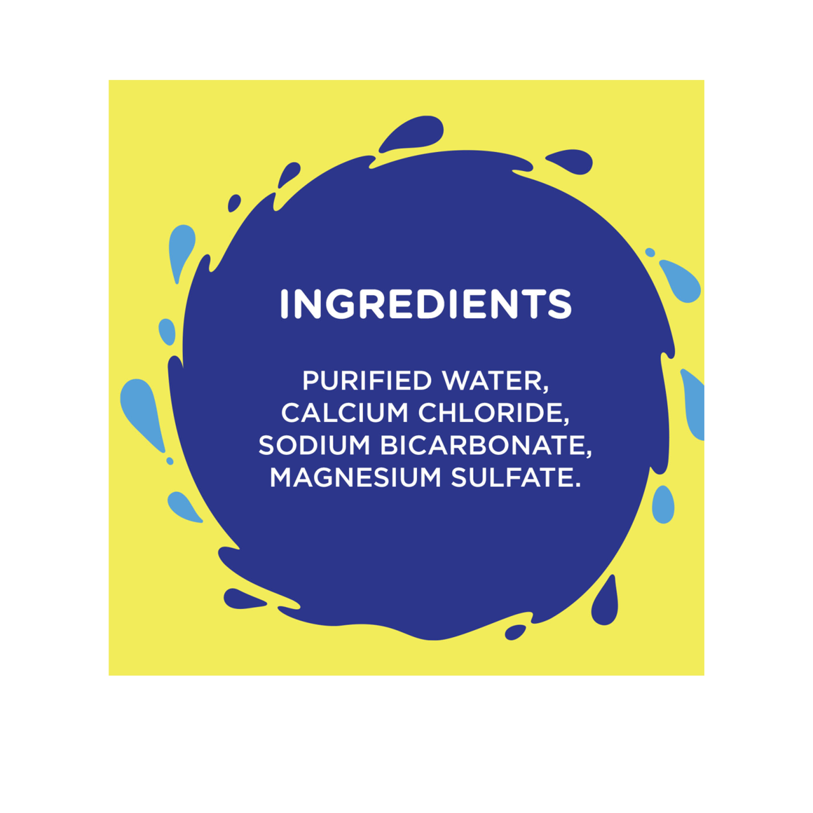 pure life purified water ingredients label Image8
