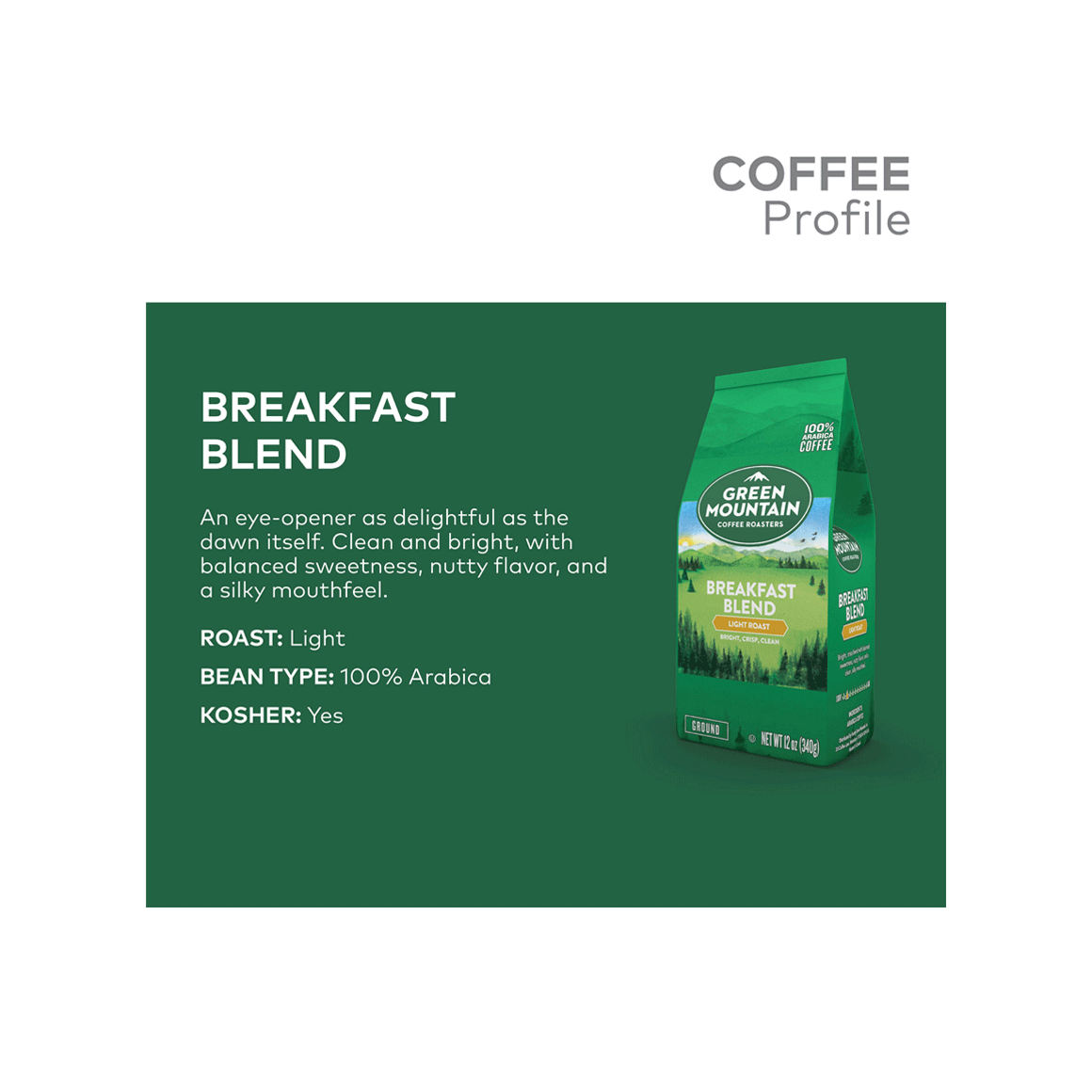 Green Mountain® Ground Coffee - Breakfast Blend Image2