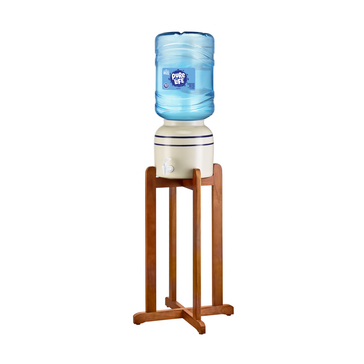The Accessor™ Ceramic Crock Water Dispenser Stand Image1