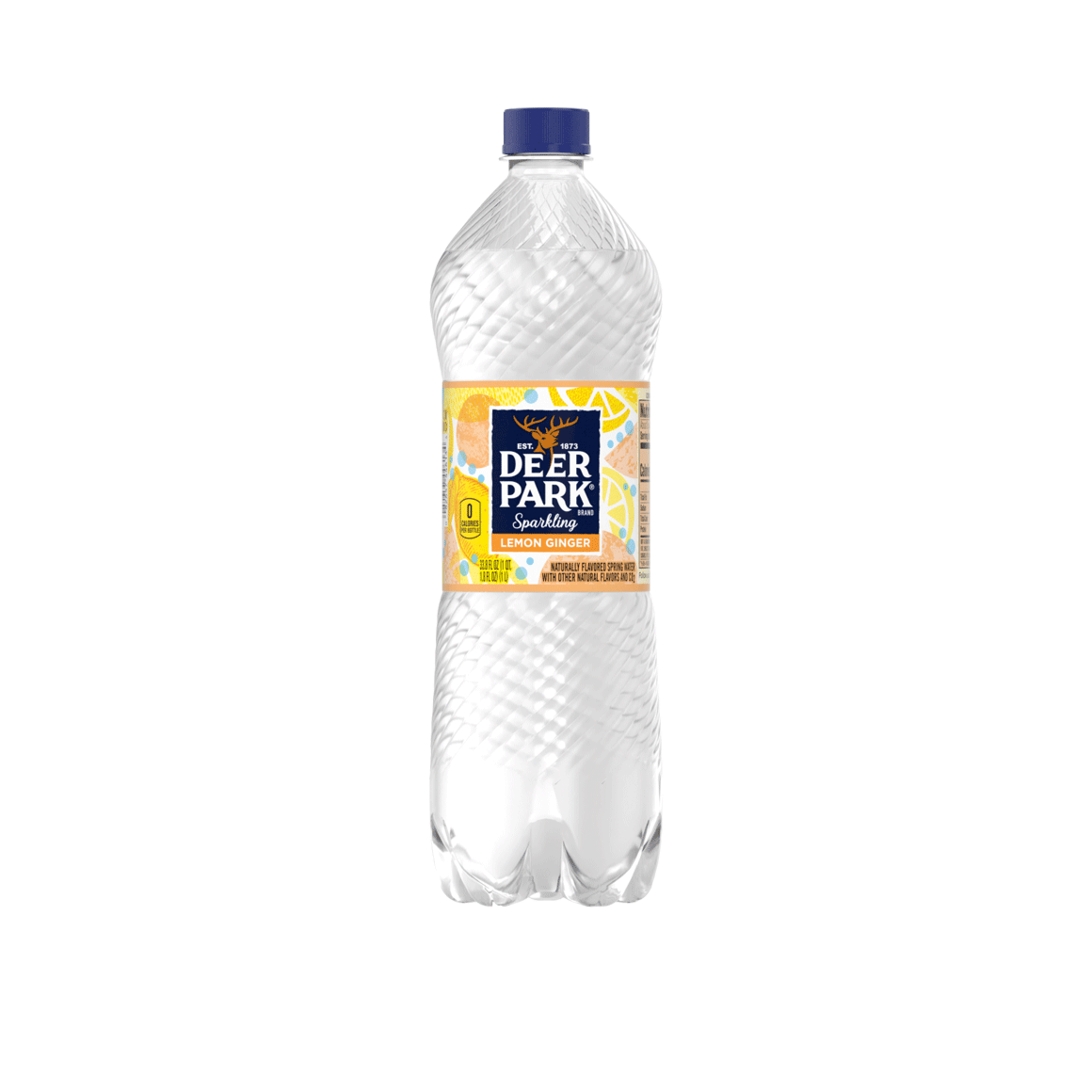Deer Park® Brand Sparkling 100% Natural Spring Water - Lemon Ginger Image2