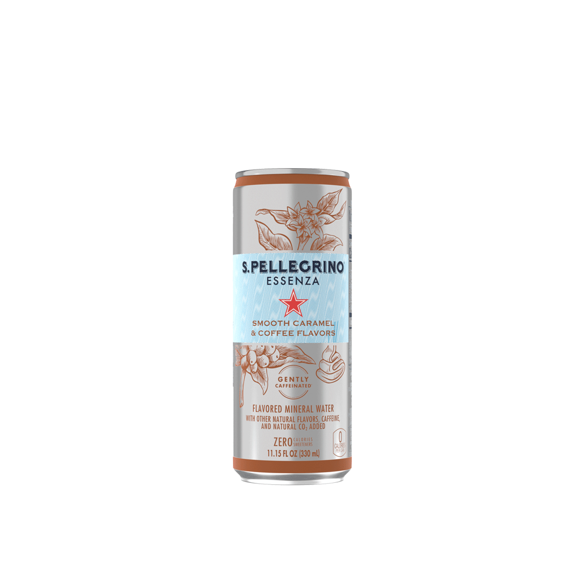 S.Pellegrino® Essenza™ Smooth Caramel & Coffee Flavored Sparkling Mineral Water Image3