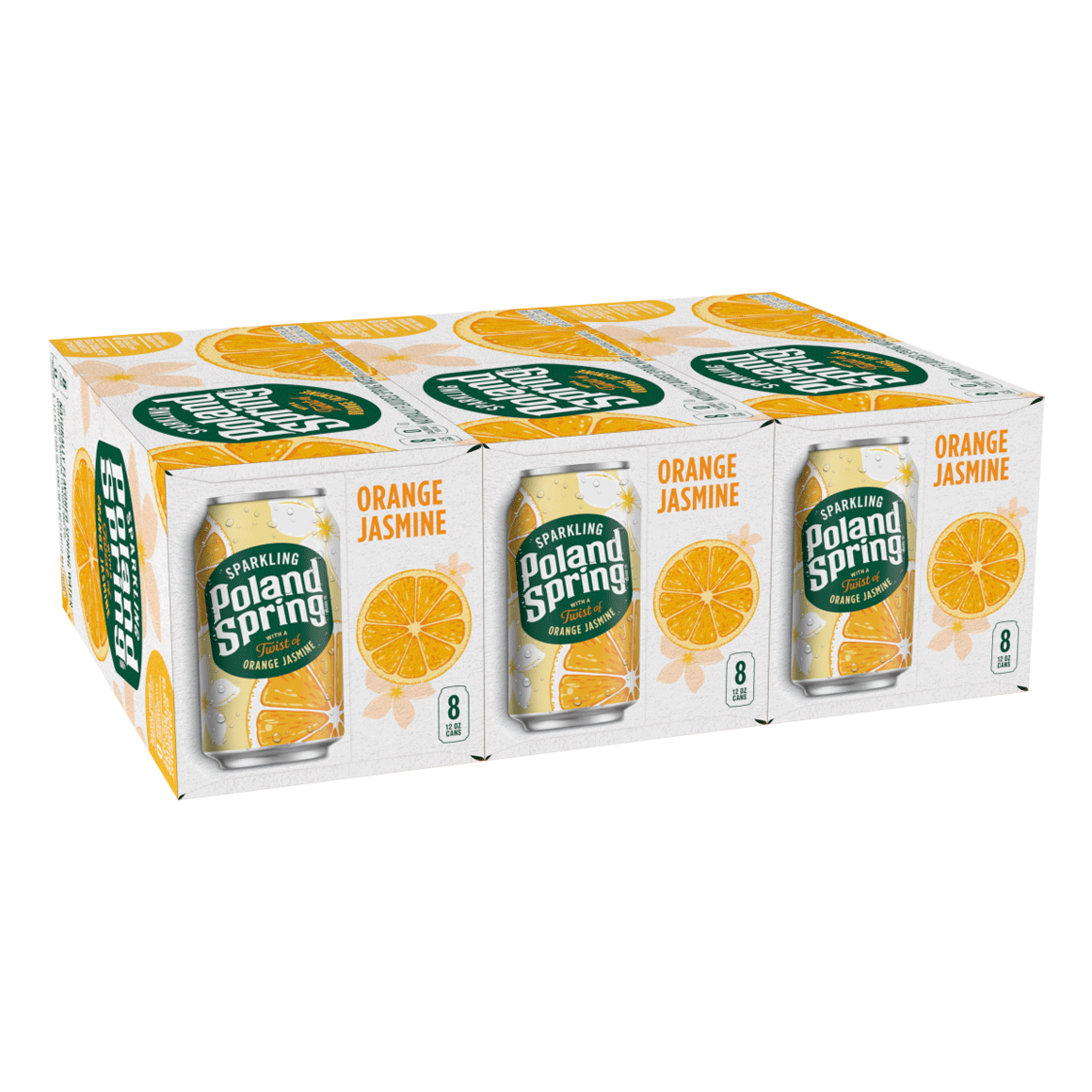 Poland Spring® Jasmine Orange Sparkling Water Image1