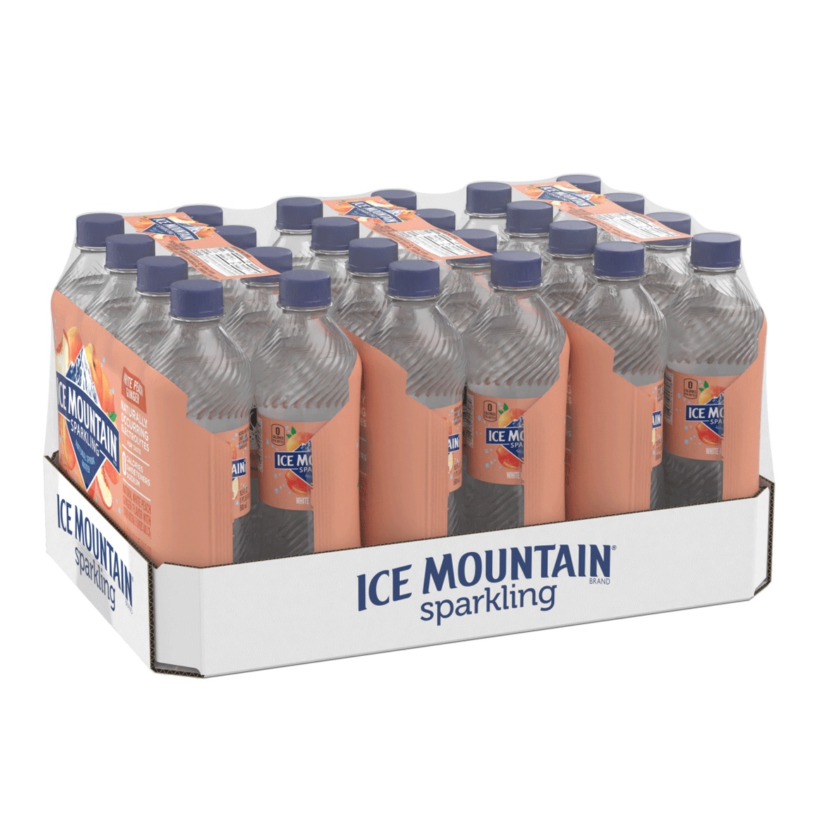 Ice Mountain® White Peach Ginger Sparkling Water Image1