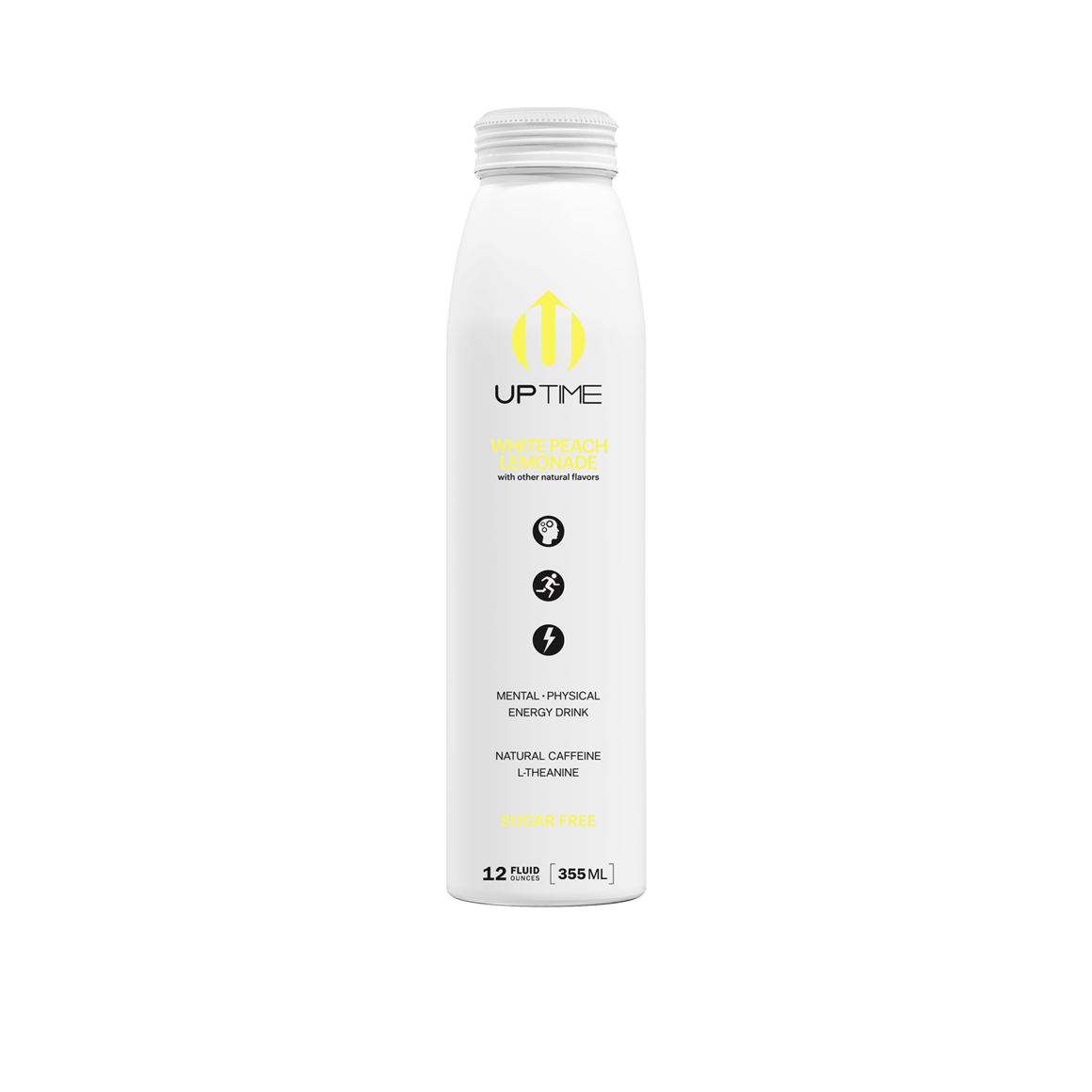 UPTIME® Premium Energy - White Peach Lemonade Sugar Free Image1